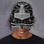 Mjolnir Norse Mythology Print Baseball Cap