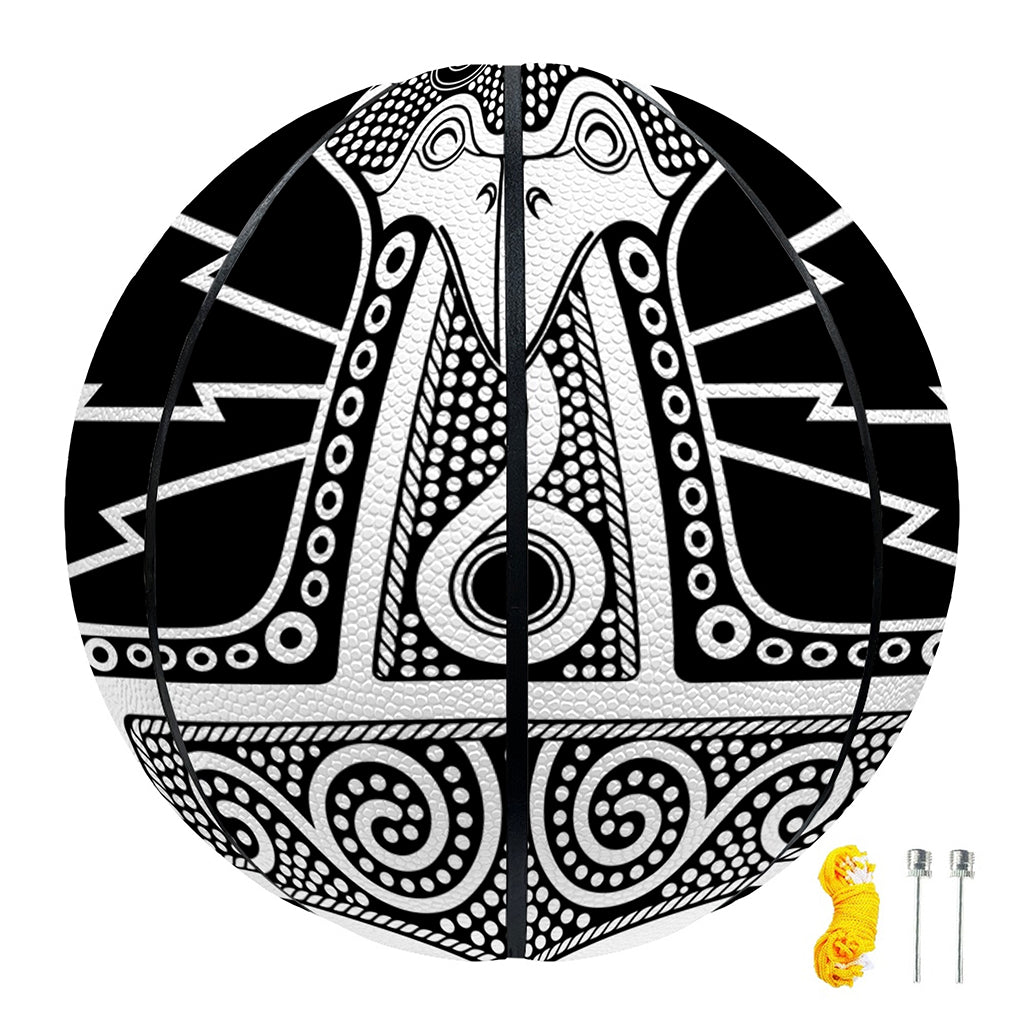 Mjolnir Norse Mythology Print Basketball