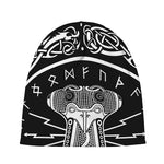 Mjolnir Norse Mythology Print Beanie