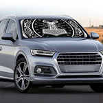 Mjolnir Norse Mythology Print Car Windshield Sun Shade