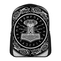 Mjolnir Norse Mythology Print Casual Backpack