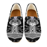 Mjolnir Norse Mythology Print Casual Shoes