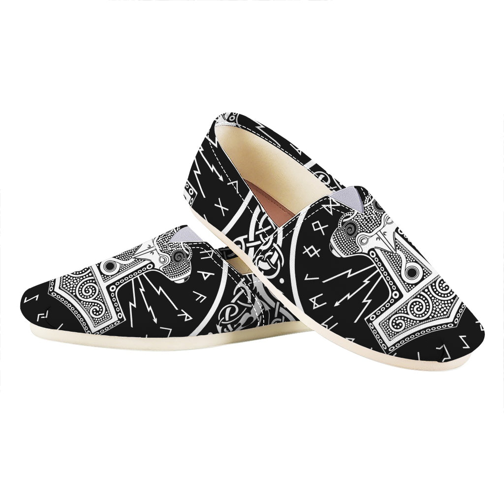 Mjolnir Norse Mythology Print Casual Shoes
