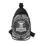 Mjolnir Norse Mythology Print Chest Bag