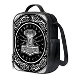 Mjolnir Norse Mythology Print Crossbody Lunch Bag