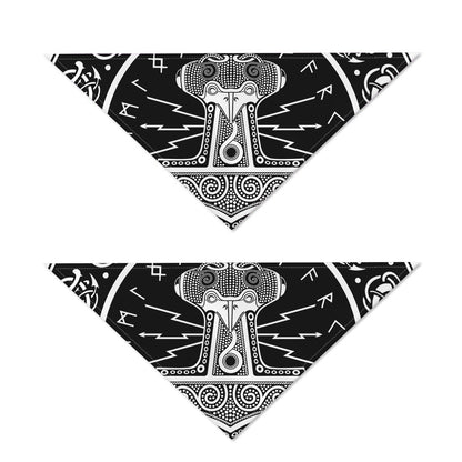 Mjolnir Norse Mythology Print Dog Bandana
