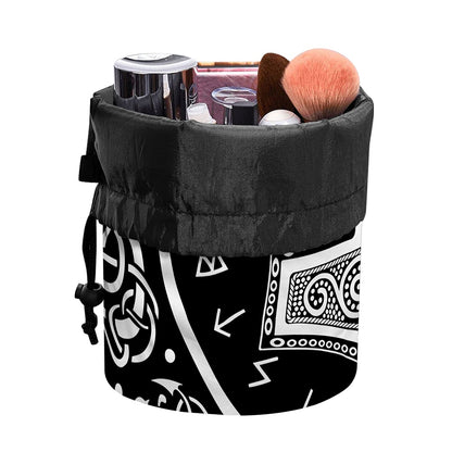 Mjolnir Norse Mythology Print Drawstring Makeup Bag