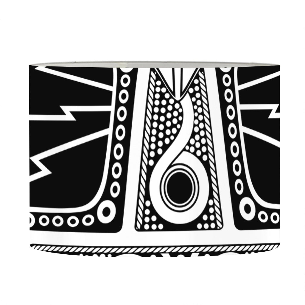 Mjolnir Norse Mythology Print Drum Lamp Shade