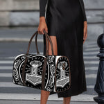 Mjolnir Norse Mythology Print Duffle Bag