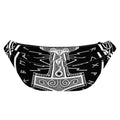 Mjolnir Norse Mythology Print Fanny Pack