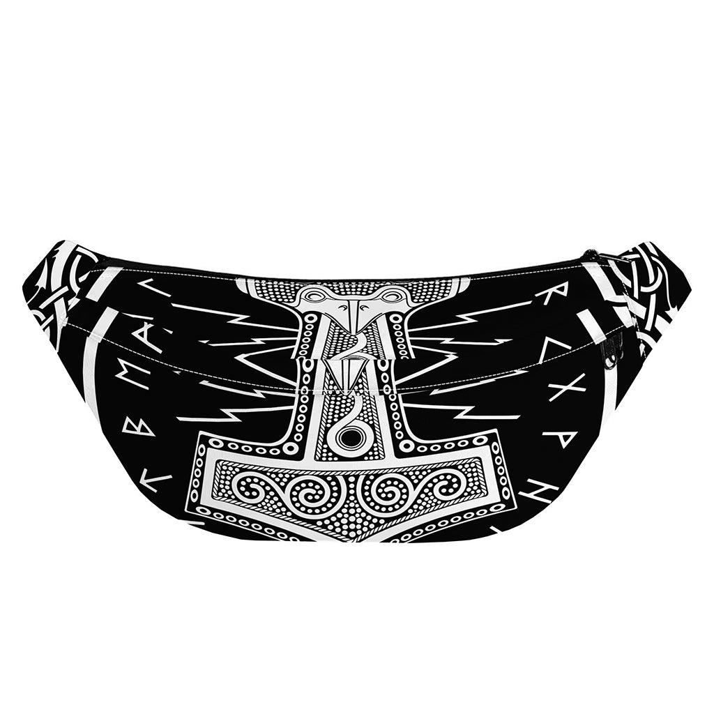 Mjolnir Norse Mythology Print Fanny Pack