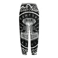 Mjolnir Norse Mythology Print Fleece Lined Knit Pants