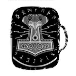Mjolnir Norse Mythology Print Front Pocket Bible Bag