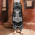 Mjolnir Norse Mythology Print Harem Pants