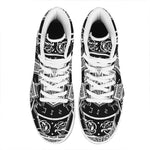Mjolnir Norse Mythology Print High Top Leather Sneakers
