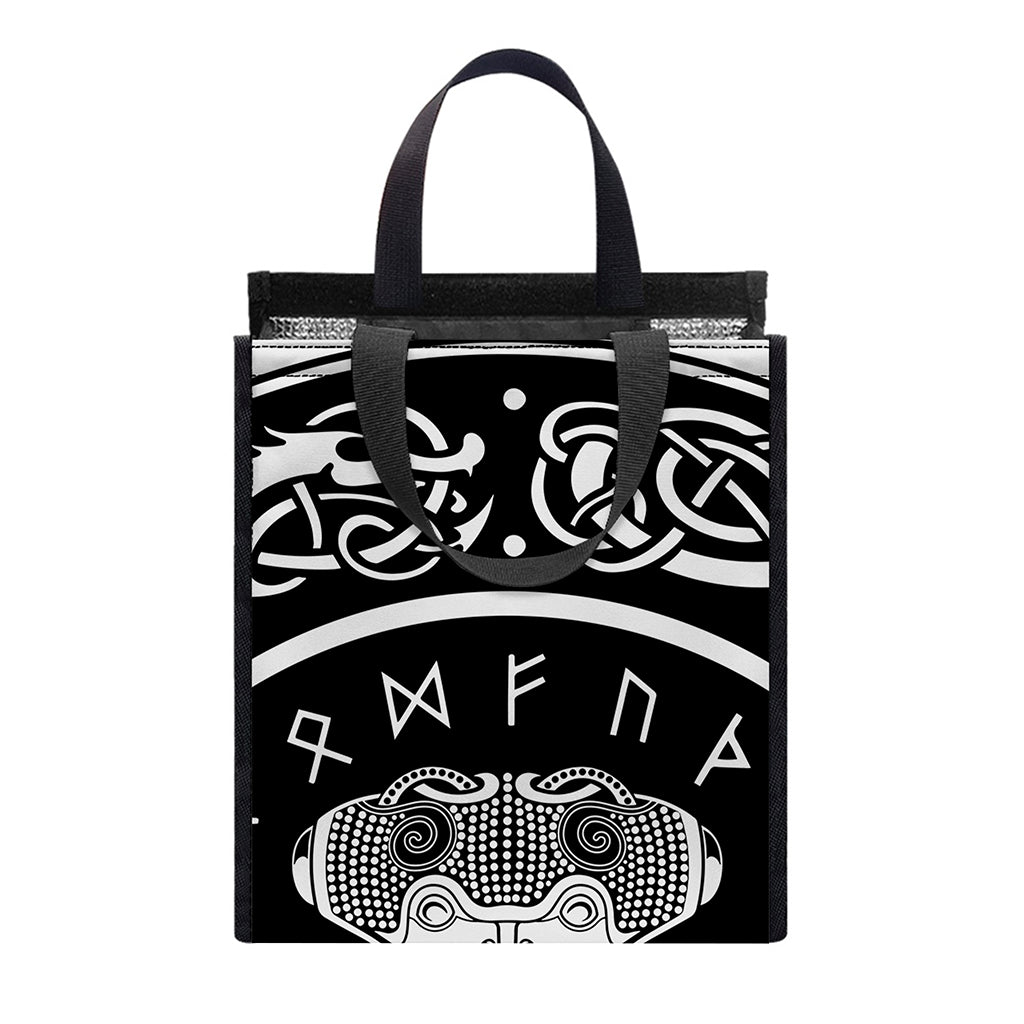 Mjolnir Norse Mythology Print Insulated Lunch Tote
