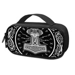 Mjolnir Norse Mythology Print Insulin Cooler Travel Case
