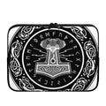 Mjolnir Norse Mythology Print Laptop Sleeve