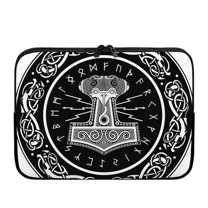 Mjolnir Norse Mythology Print Laptop Sleeve