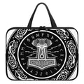 Mjolnir Norse Mythology Print Laptop Sleeve With Handle