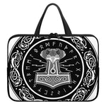 Mjolnir Norse Mythology Print Laptop Sleeve With Handle