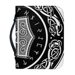 Mjolnir Norse Mythology Print Leather Bible Cover