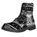 Mjolnir Norse Mythology Print Lace-Up Boots