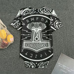 Mjolnir Norse Mythology Print Men's Bodysuit