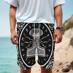 Mjolnir Norse Mythology Print Men's Cargo Shorts