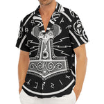 Mjolnir Norse Mythology Print Men's Deep V-Neck Shirt