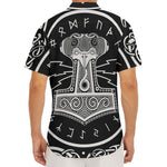 Mjolnir Norse Mythology Print Men's Deep V-Neck Shirt
