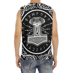 Mjolnir Norse Mythology Print Men's Fitness Tank Top