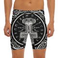 Mjolnir Norse Mythology Print Men's Long Boxer Briefs