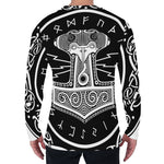 Mjolnir Norse Mythology Print Men's Long Sleeve T-Shirt