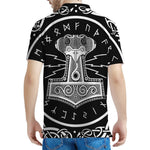 Mjolnir Norse Mythology Print Men's Polo Shirt