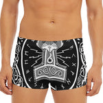 Mjolnir Norse Mythology Print Men's Short Boxer Briefs