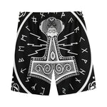 Mjolnir Norse Mythology Print Men's Sports Shorts