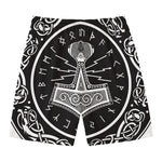 Mjolnir Norse Mythology Print Men's Swim Trunks