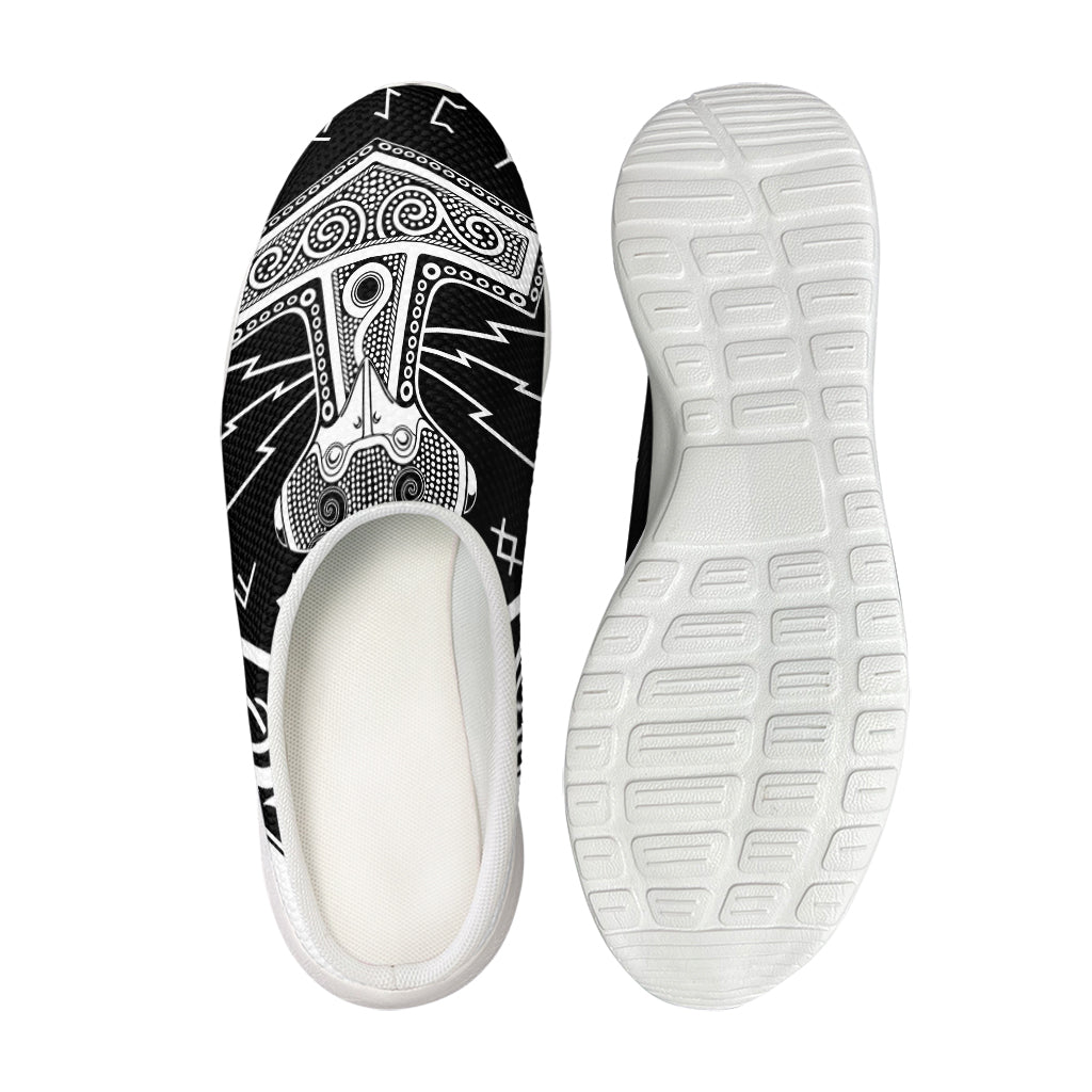Mjolnir Norse Mythology Print Mesh Casual Shoes
