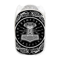 Mjolnir Norse Mythology Print Mesh Laundry Hamper