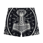 Mjolnir Norse Mythology Print Mesh Shorts