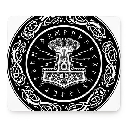Mjolnir Norse Mythology Print Mouse Pad
