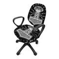 Mjolnir Norse Mythology Print Office Chair Cover