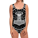 Mjolnir Norse Mythology Print One Piece Swimsuit