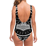 Mjolnir Norse Mythology Print One Piece Swimsuit