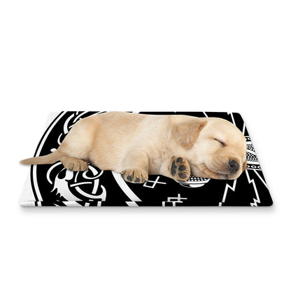 Mjolnir Norse Mythology Print Pet Cooling Mat Cover