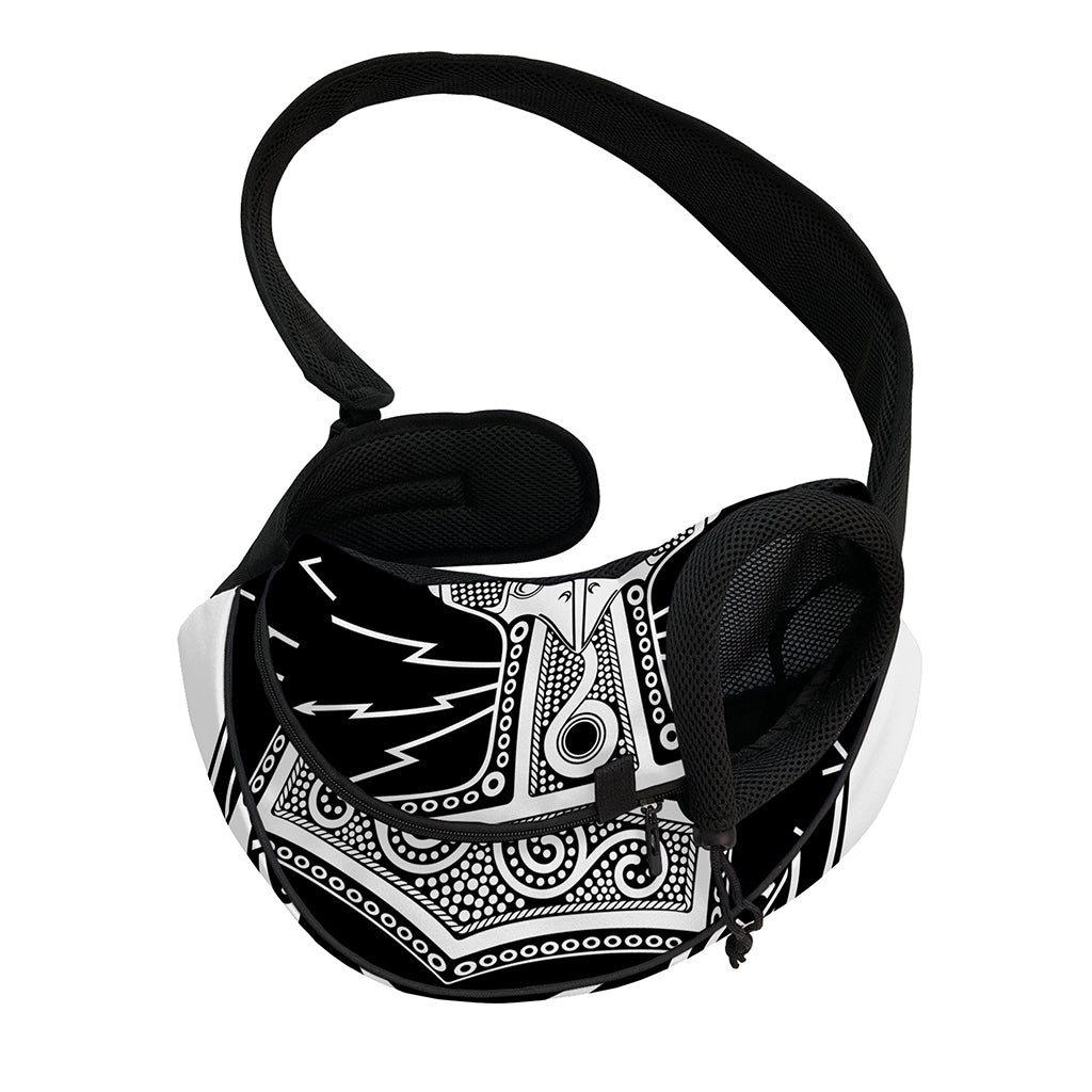 Mjolnir Norse Mythology Print Pet Sling Carrier