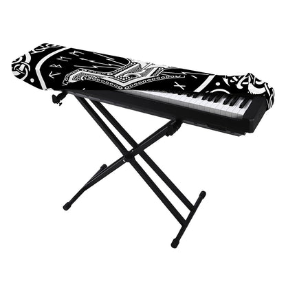 Mjolnir Norse Mythology Print Piano Keyboard Cover