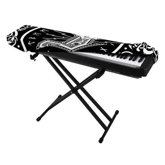 Mjolnir Norse Mythology Print Piano Keyboard Cover