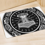 Mjolnir Norse Mythology Print Polyester Doormat
